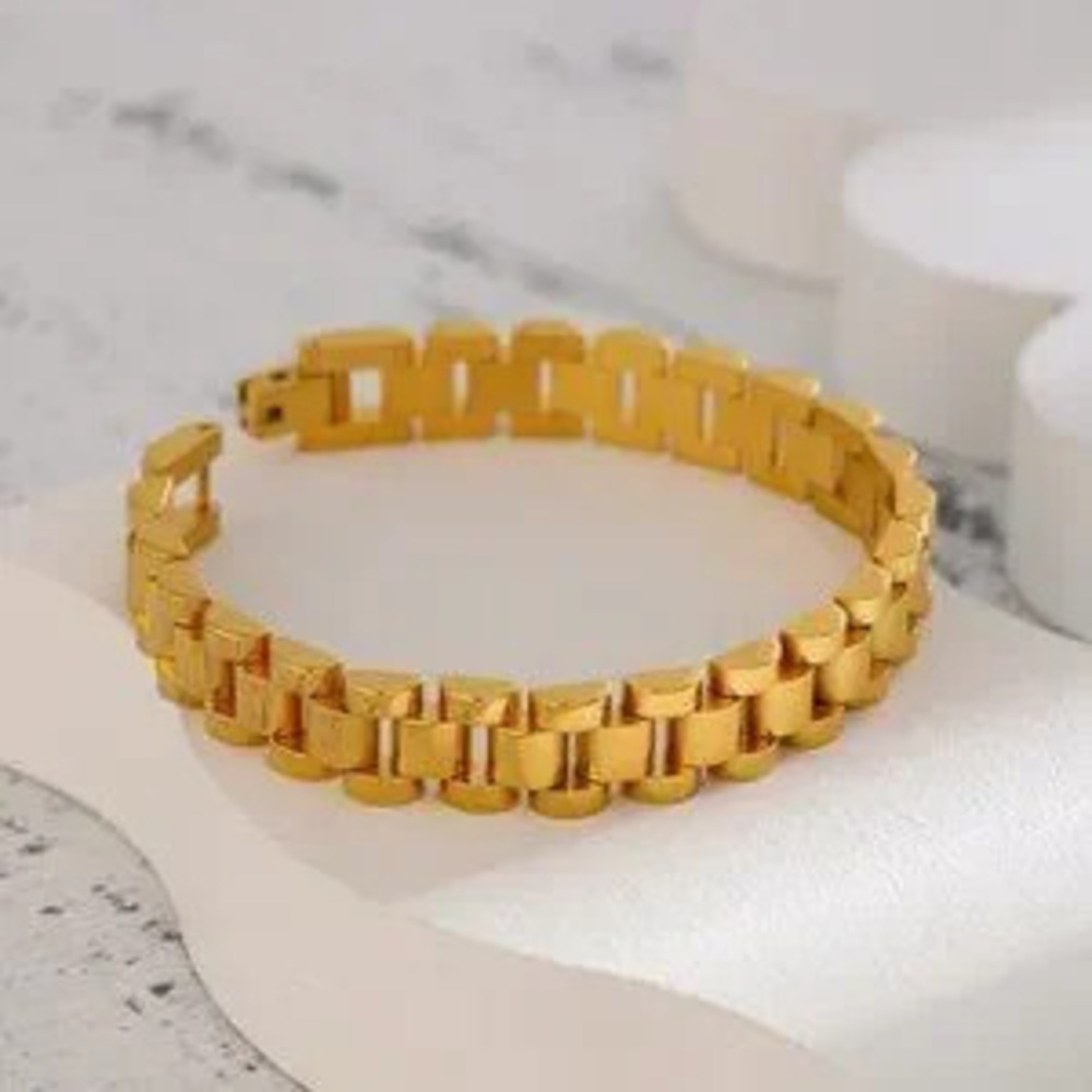 NEW 18K Gold Plated Chain Link Bracelet